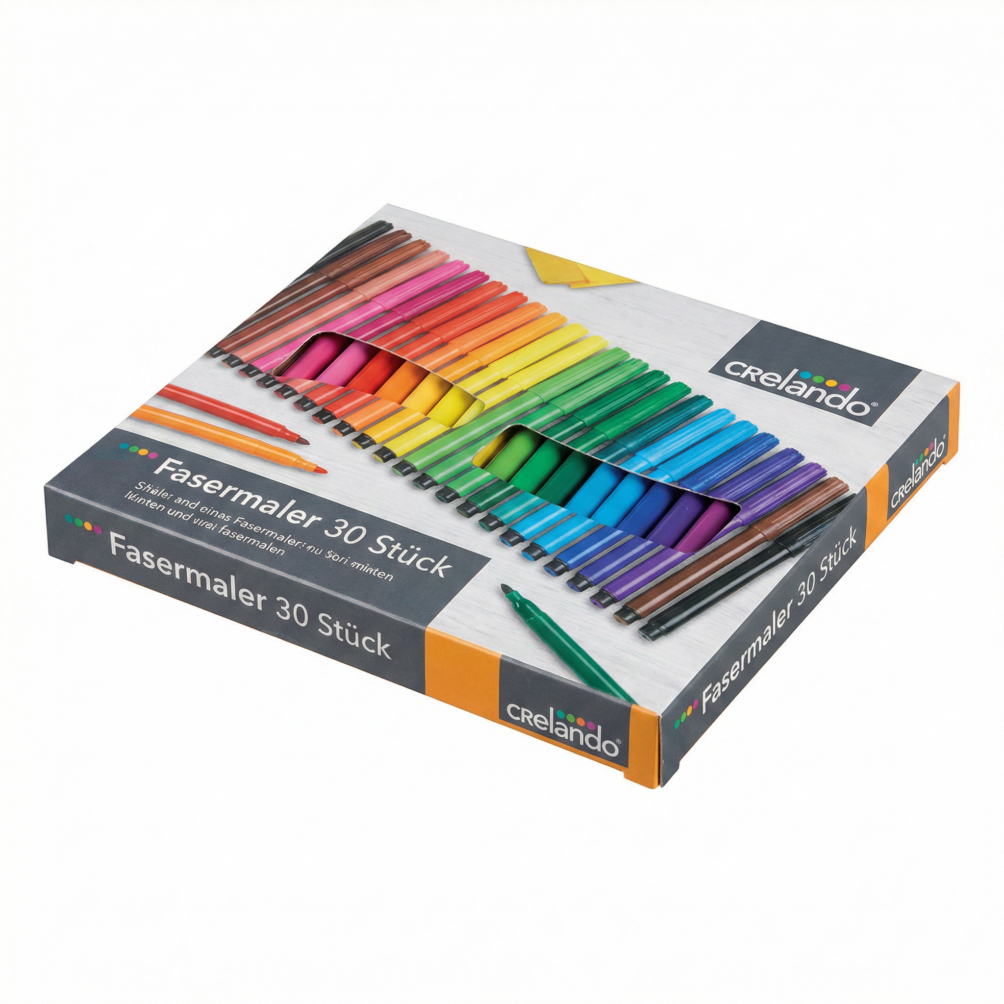 Rotuladores de Colores Crelando 30 uds