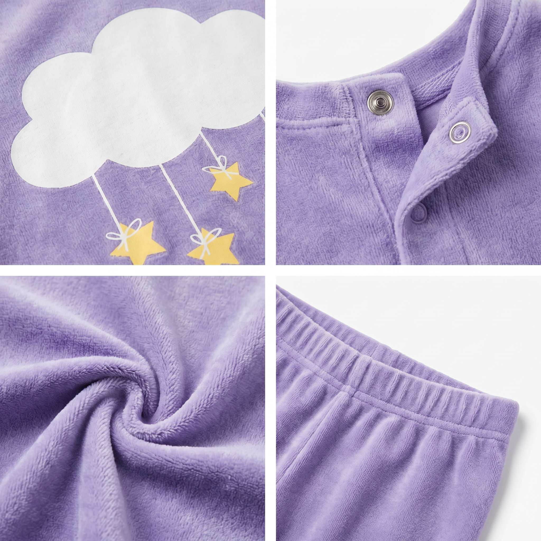 Pijama Terciopelo Nube Lily & Dan