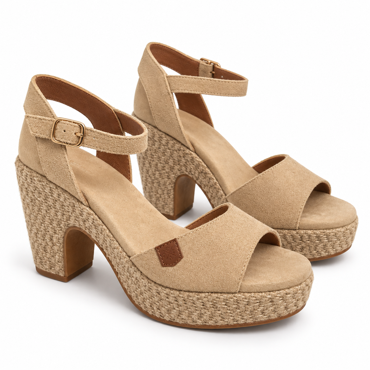 Sandalias Yokono Daira 18444 beige talla 35, vista de producto