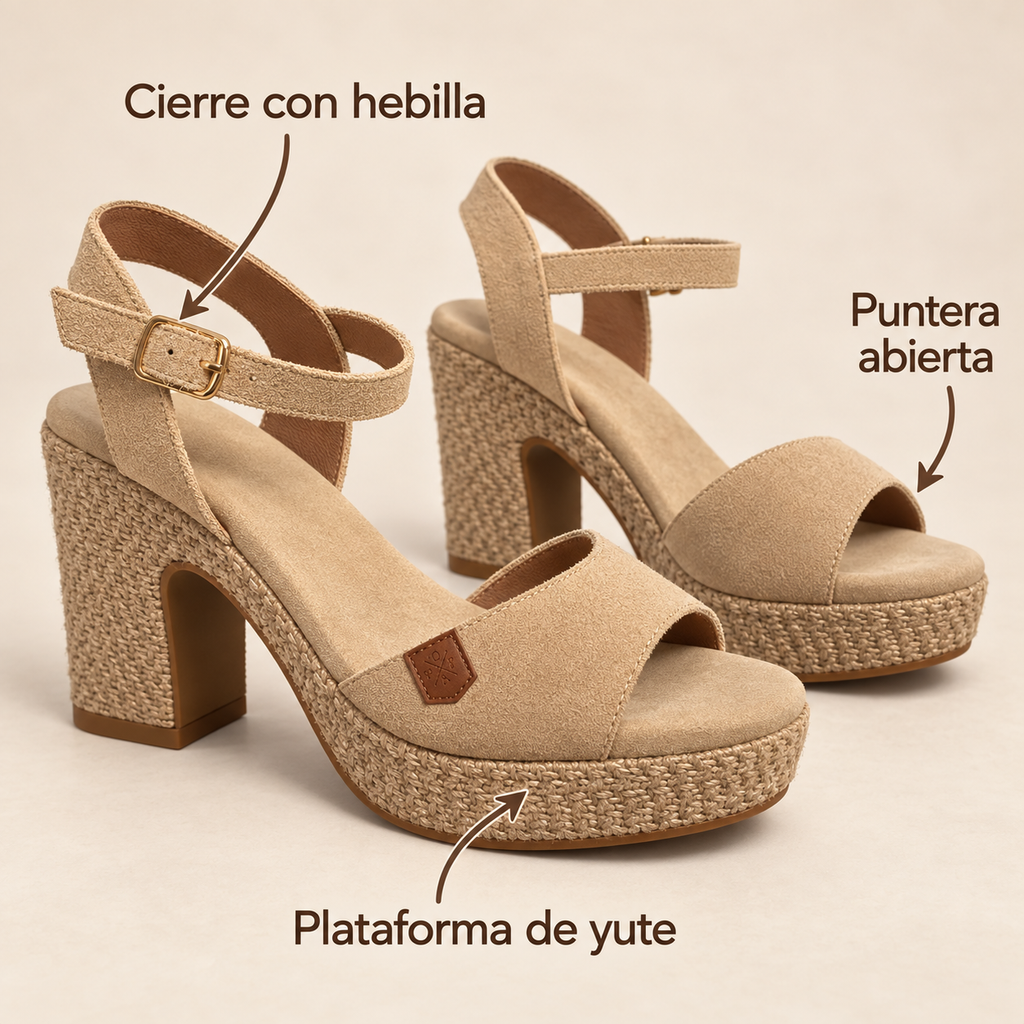 Características de las sandalias Yokono Daira 18444 beige