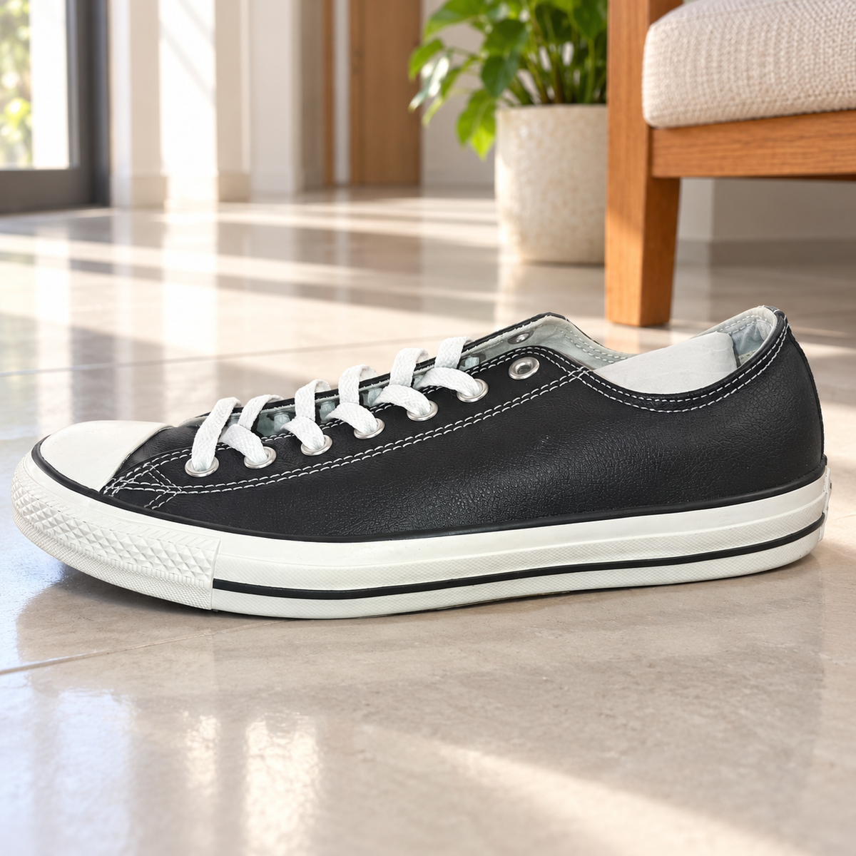 Zapatillas Converse 132174C negras · Talla 43 — vista en ambiente