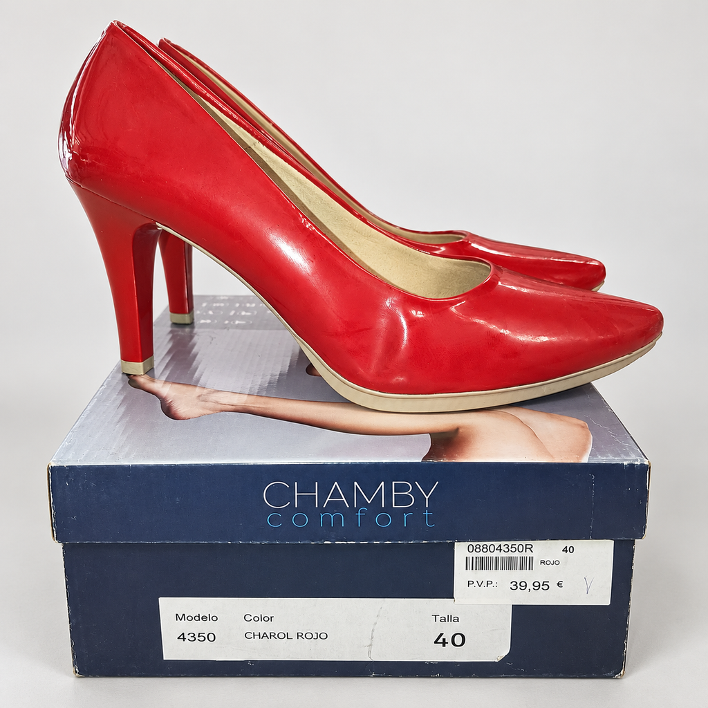 Detalles y etiqueta de caja Chamby 4350-rojo40