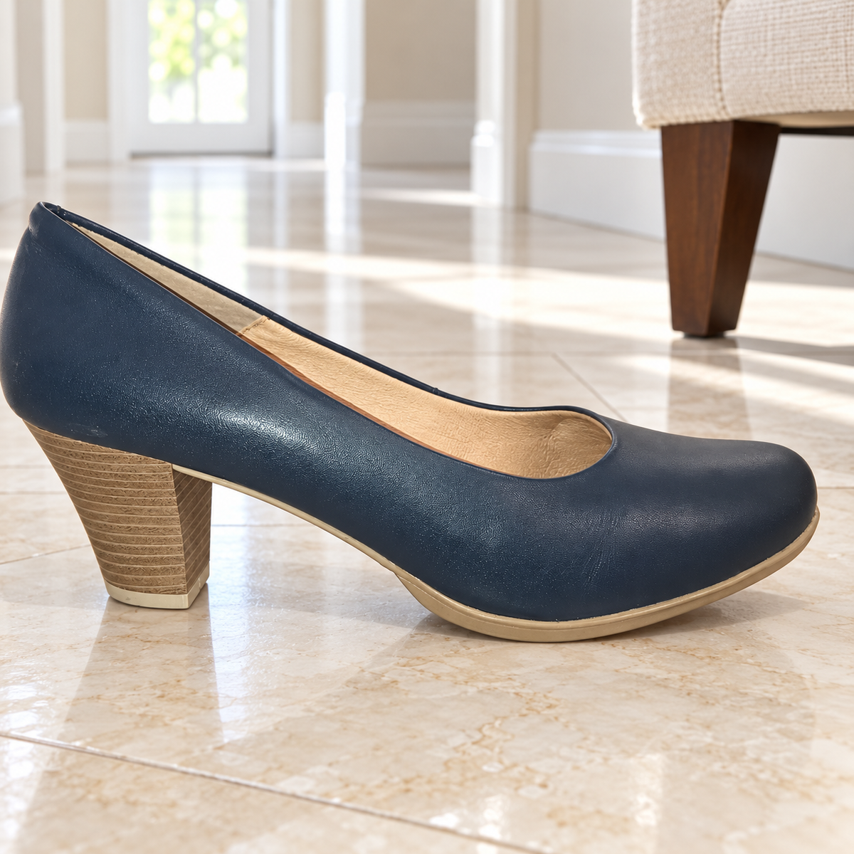 Zapatos de salón Chamby 4450 azul marino · Talla 41 — vista en ambiente