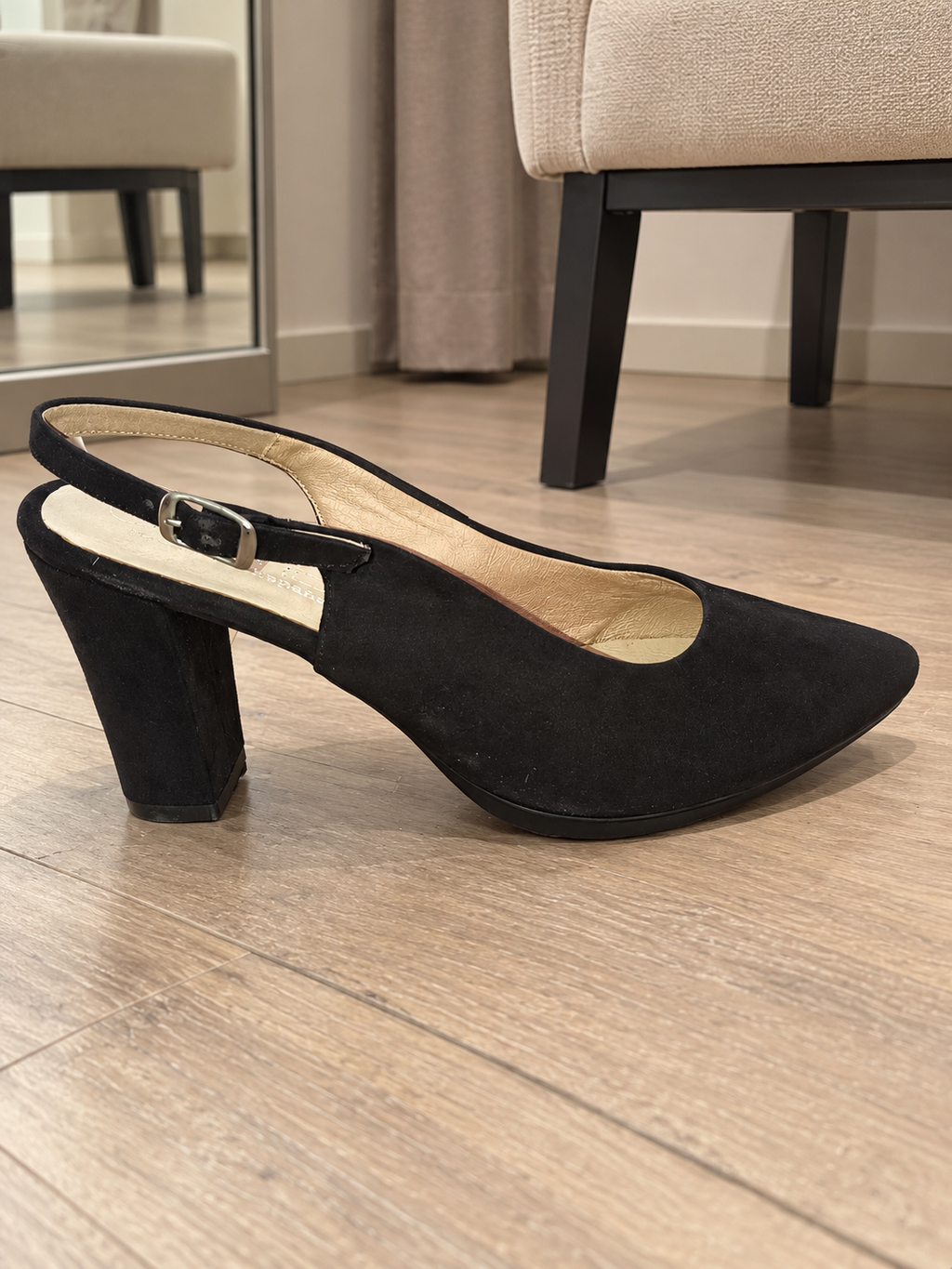 Zapatos destalonados Chamby 4772 negros · Talla 40 — ambiente