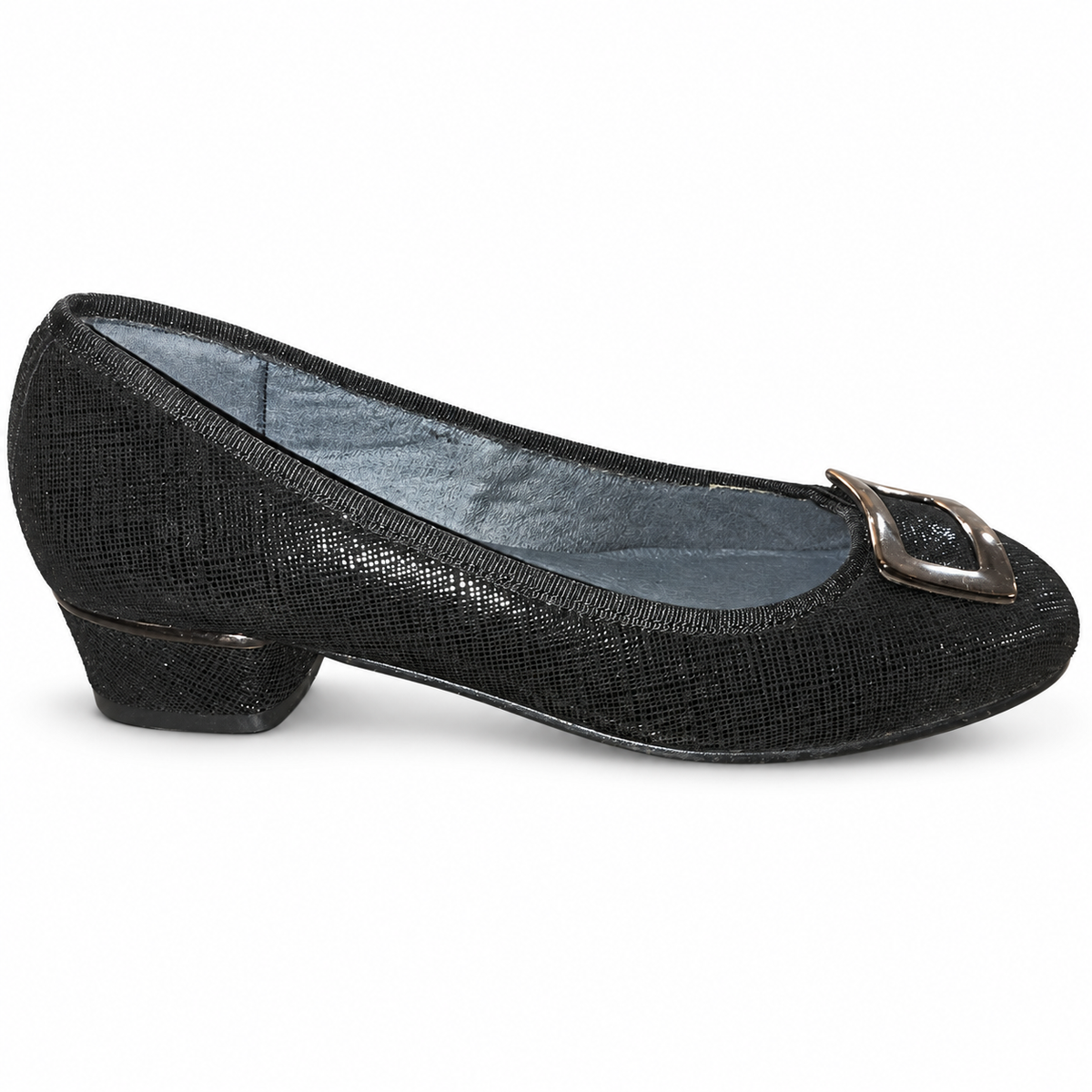Zapatos Chamby 752 negros con adorno · Talla 36 — vista sobre fondo blanco