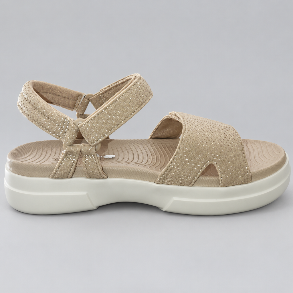 Sandalias Pitas MAPLE arena talla 37, detalle, unidad Z-14 con marcas visibles