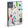Crelando Window Art Kit 15 piezas con rotuladores y plantillas