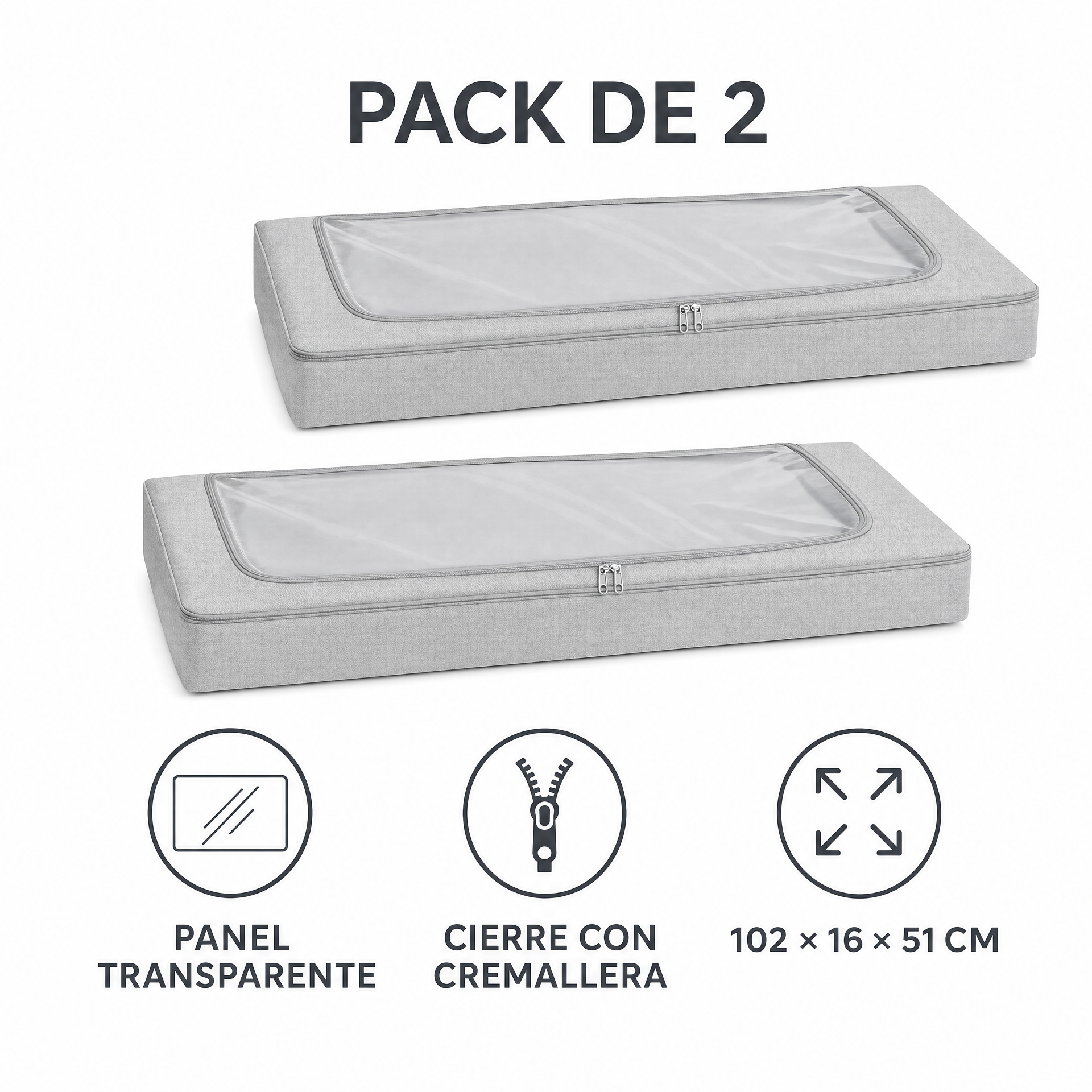 Livarno Home Bolsas de almacenamiento bajo la cama