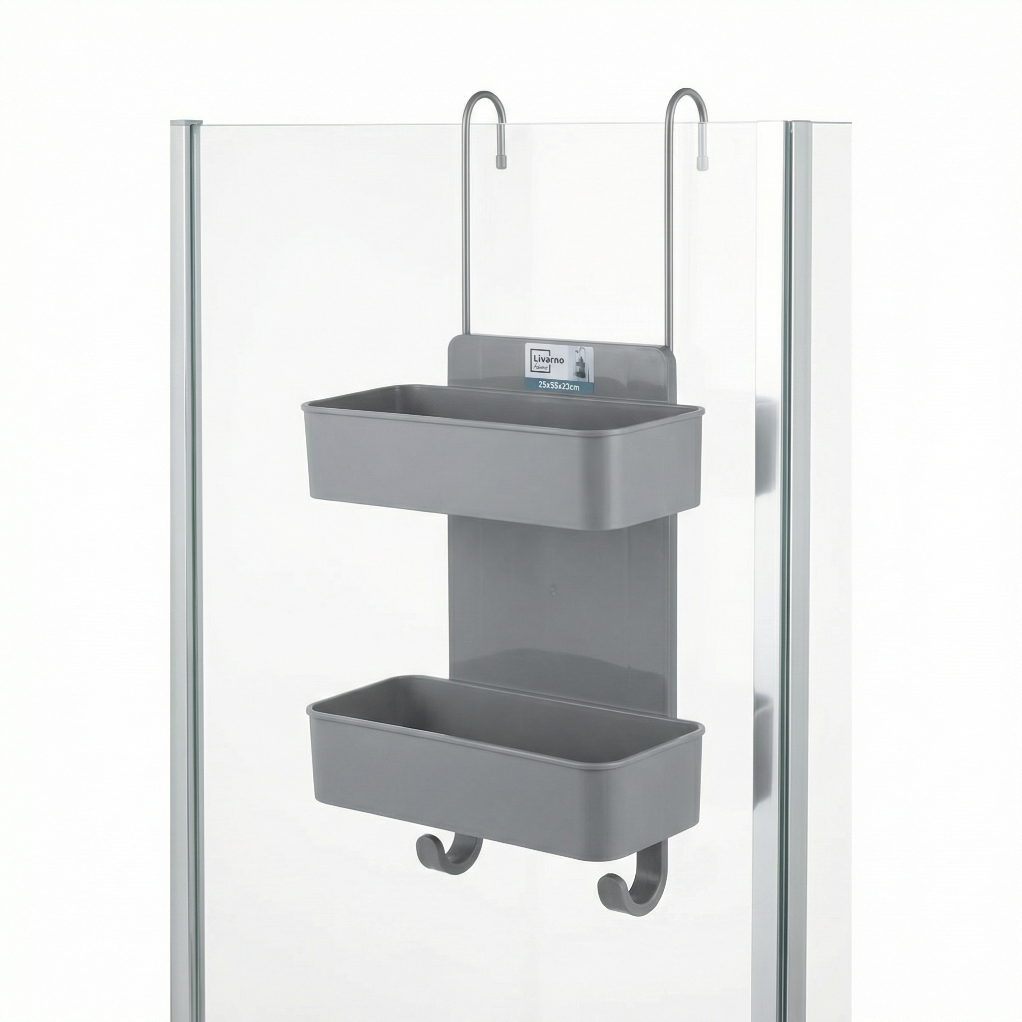 Estantería de Ducha Colgante Livarno Home Gris