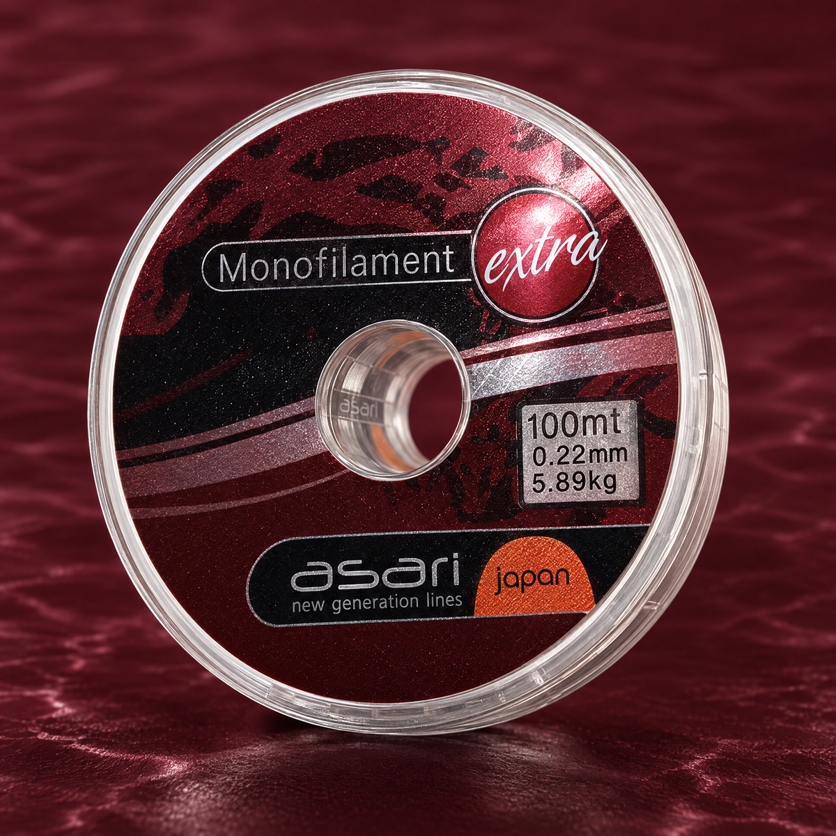 Asari Supra monofilamento 0,22 mm · 100 m