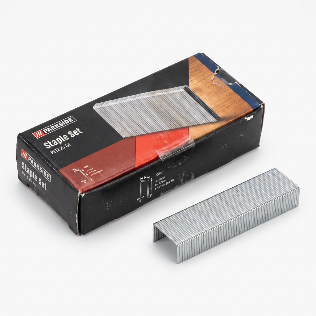 Parkside Set de Grapas PETZ 25 A4 – 2.000 Unidades