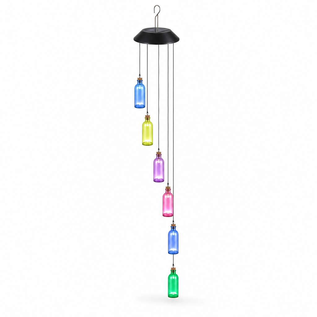 Livarno Home Guirnalda Solar de Botellitas LED, 78 cm