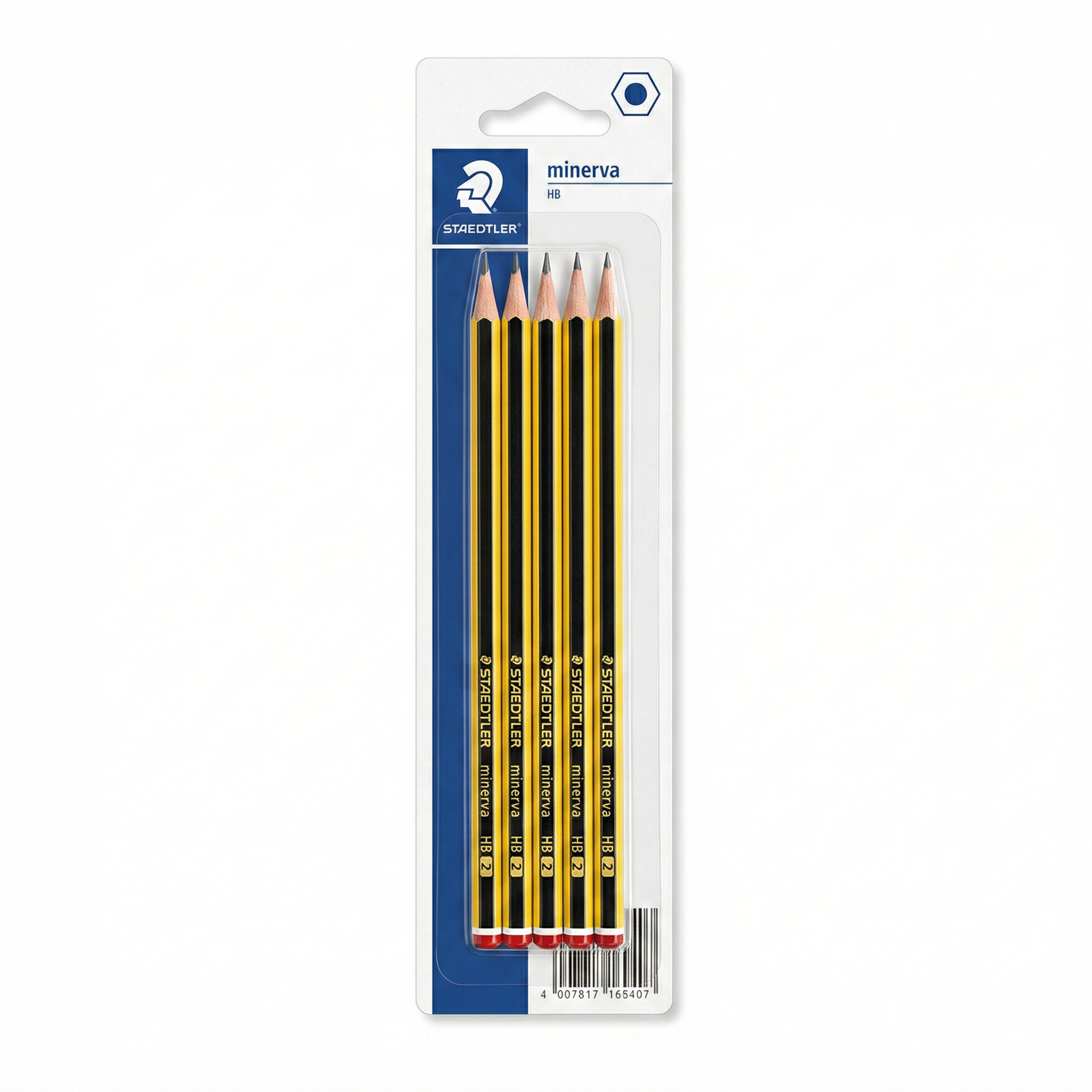 Lápices de Grafito Staedtler Minerva HB 5 uds