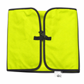 Chaleco amarillo fluorescente con cierre de hebilla frontal