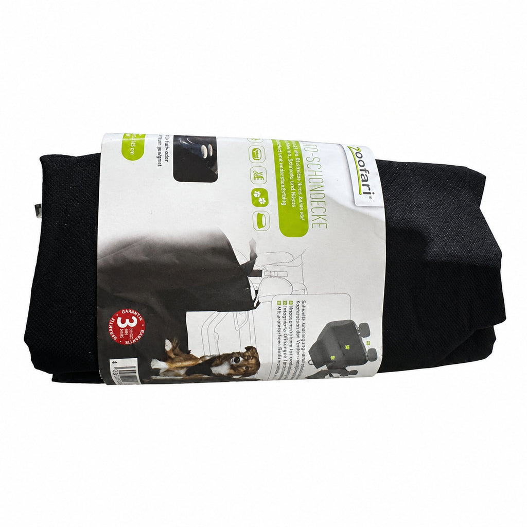 Funda negra Zoofari para asiento de coche: 01-principal