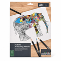 Crelando pack de 40 lápices de colores con logo FSC