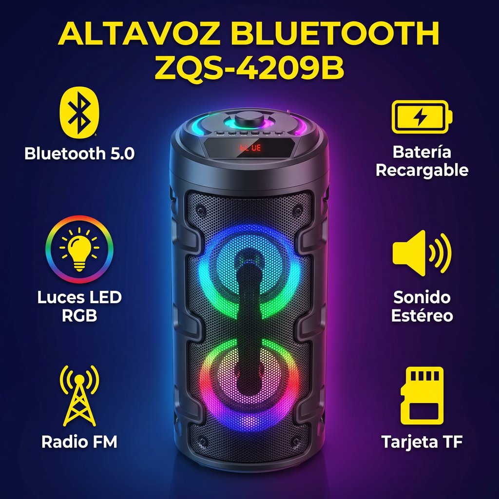 Altavoz Bluetooth ZQS4209 B